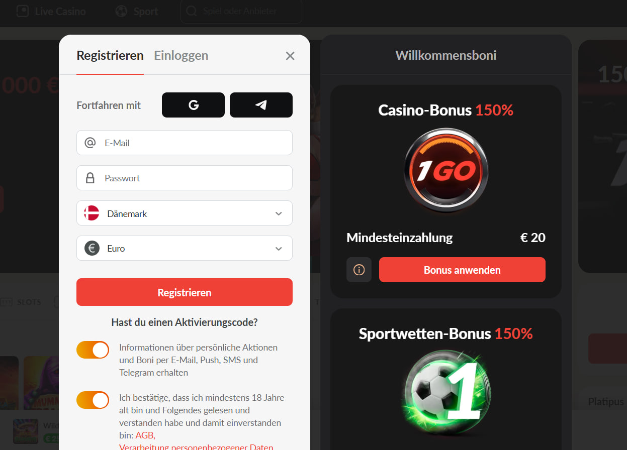 Wie wir 1go Casino getestet haben